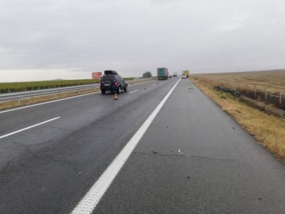Микробус превозващ мигранти се преобърна край автомагистрала Тракия в района