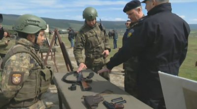 Председателят на Военния комитет на НАТО участва в демонстрации на бойната група в "Ново село"