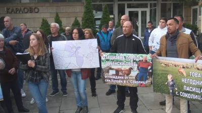 Животновъди от Карловско излязоха на протест. Ще останат ли без пасища?
