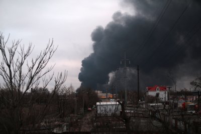 Ударено е летището в град Одеса Според местни медии е