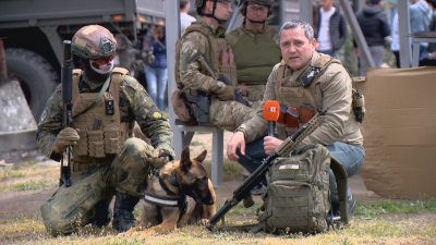 Екип на БНТ беше допуснат до тренировката на Силите за специални операции в Црънча