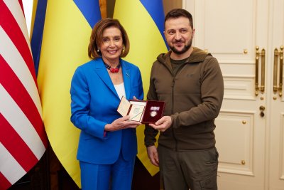 Знаково посещение в Киев Председателката на американската Камара на представителите