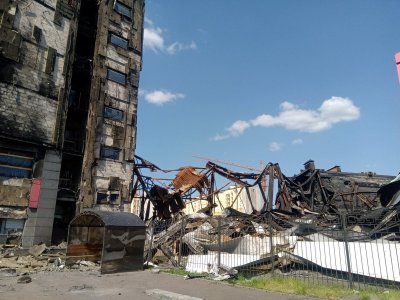 Киев след руските атаки (СНИМКИ+ВИДЕО)