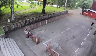 Българската национална телевизия се сдоби с кадри от охранителната камера