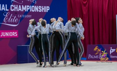 Отборът на България по естетическа групова гимнастика спечели златните медали
