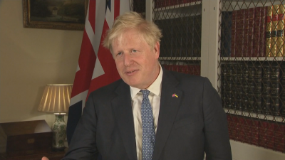 Британският премиер Борис Джонсън оцеля след вот на недоверие гласуван