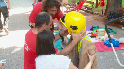 Военни, пожарникари и спасители учат децата в Пловдив как да реагират при аварийни ситуации