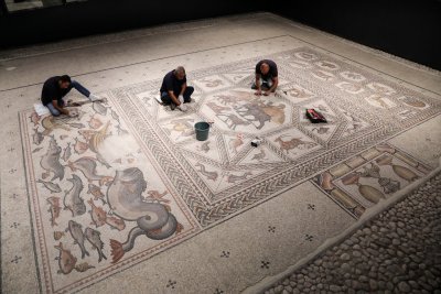 Уникална мозайка от римската епоха в Израел (Снимки)