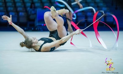 Представителките на България на Европейското първенство по художествена гимнастика при