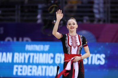 Българската гимнастичка Боряна Калейн защити сребърния си медал в многобоя