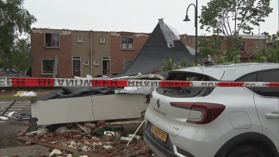Торнадо взе жертва в Нидерландия