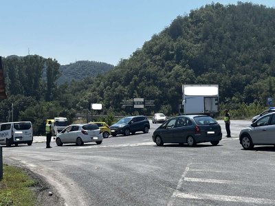 Катастрофа в тунела на главен път е 79 край село Железница