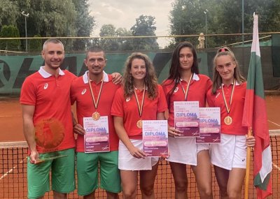 България триумфира убедително с титлата на Европейската купа по тенис за девойки до 18 г.
