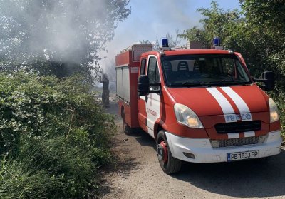 Треви горят в Пловдив