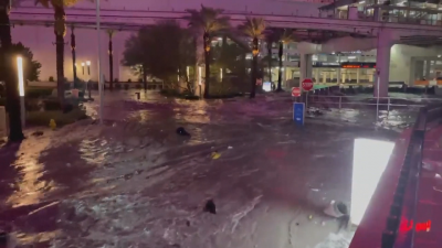 Наводнения в Лас Вегас заради проливните дъждове