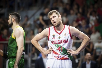 Голямата звезда на българския национален отбор по баскетбол Александър Везенков