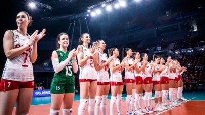 Женският национален отбор на България по волейбол отстъпи на европейския