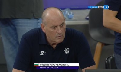Селекционерът на българския национален отбор по баскетбол Росен Барчовски определи