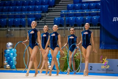 Ансамбълът на България направи силна подиум тренировка преди Световното по художествена гимнастика в София