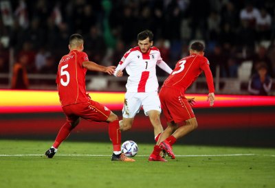Отборът на Грузия постигна победа с 2 0 при домакинството си