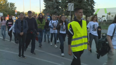 Протест в Шумен след смъртта на момичето, пометено от 18-годишен шофьор
