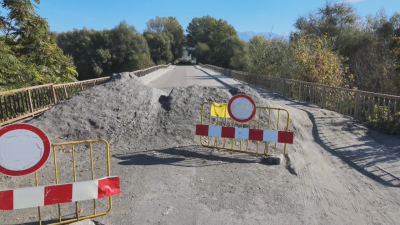 Вече 10 месеца мост над река Струма е затворен след поройните дъждове
