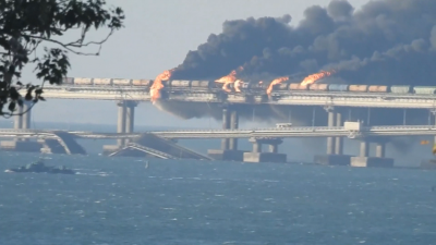Русия обвини украинските спецслужби за взрива на моста в Крим