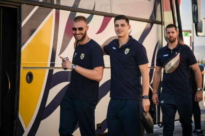 Волейболният Хебър замина за Румъния за мача-реванш с Аркада Галац в Шампионската лига