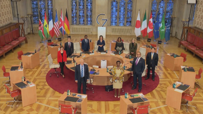 На среща в Мюнстер Германия външните министри на седемте най богати