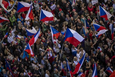 Антиправителствен протест в Прага с искане за предсрочни избори