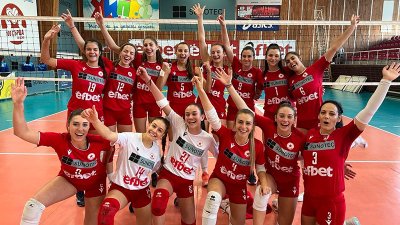 Женският волейболен тим на ЦСКА започна по възможно най добрия начин