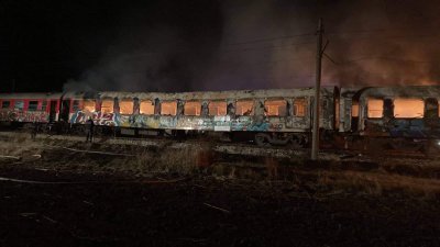Пожарникар който е бил във влака София Варна е