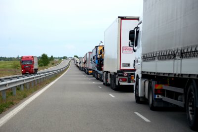 Засилен трафик на товарни автомобили към Турция е причината за