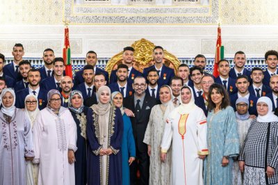 Футболните герои на Мароко се завърнаха у дома