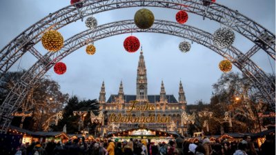 Новогодишната пътека във Виена посрещането на настъпващата година на