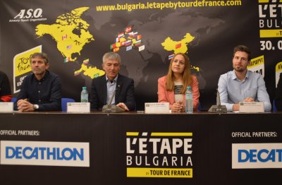 Победителите в първото издание на Тур дьо Франс Етап България