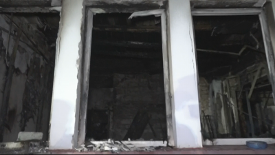 Подпалена фабрика в габровското село Враниловци На кадри се вижда