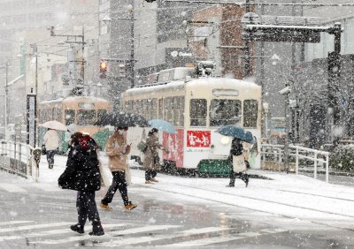 10 000 японски домакинства са без вода заради студове