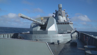 Руската фрегата Адмирал Горшков е провела учение в Атлантическия океан