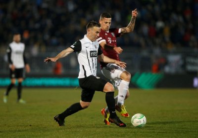 Българският футболист Мартин Минчев вкара два гола за своя Спарта