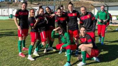 Женският национален отбор на България по футбол постигна победа с
