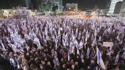 Десета поредна събота се проведоха мащабни протести в Израел Хиляди
