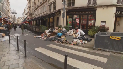 Криза с отпадъците в Париж заради протестите срещу пенсионната реформа