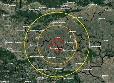 Земетресение 3,6 по Рихтер край Димитровград