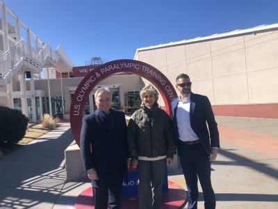 Весела Лечева посети олимпийската база в Колорадо Спрингс