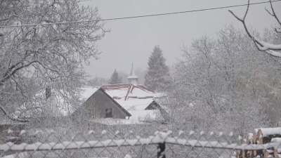 Обилен снеговалеж в Румъния