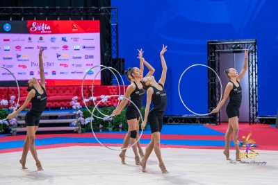 Гимнастичките ни със силна подиум тренировка преди Световната купа в София
