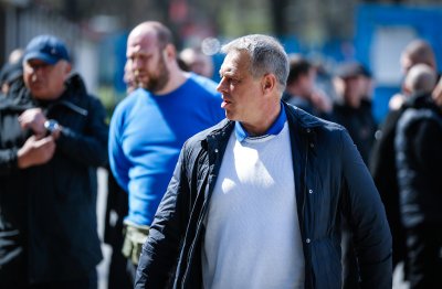 Изпълнителният директор на ПФК Левски Ивайло Ивков застана пред представителите