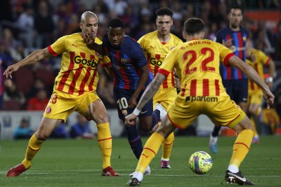 Двубоят между Барселона и Жирона от 28 ия кръг на Ла