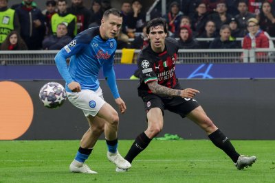 Милан с минимална победа над Наполи в първия четвъртфинал в Шампионската лига
